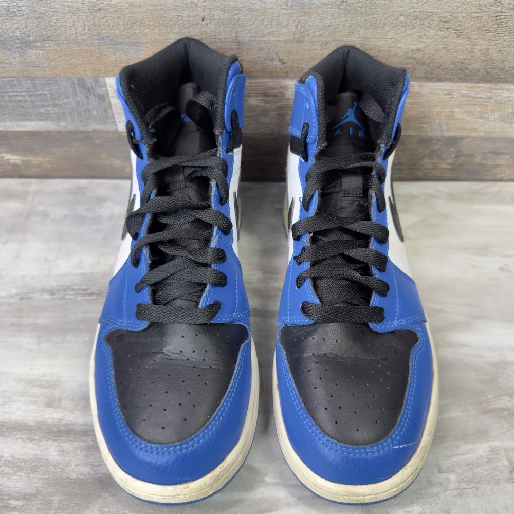 Nike Air Jordan 1 Retro Rare Air Soar Blue Hyper Royal Boys Size 6.5Y Sneakers - Picture 5 of 11